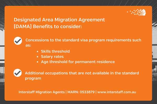 Interstaff reviewing DAMA benefits to consider